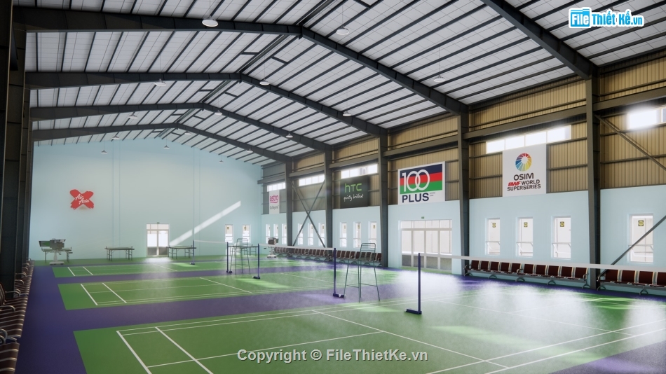 thiết kế nhà thi đấu thể thao,nhà thi đấu thể thao file sketchup,model su nhà thi đấu thể thao,sketchup nhà thể thao