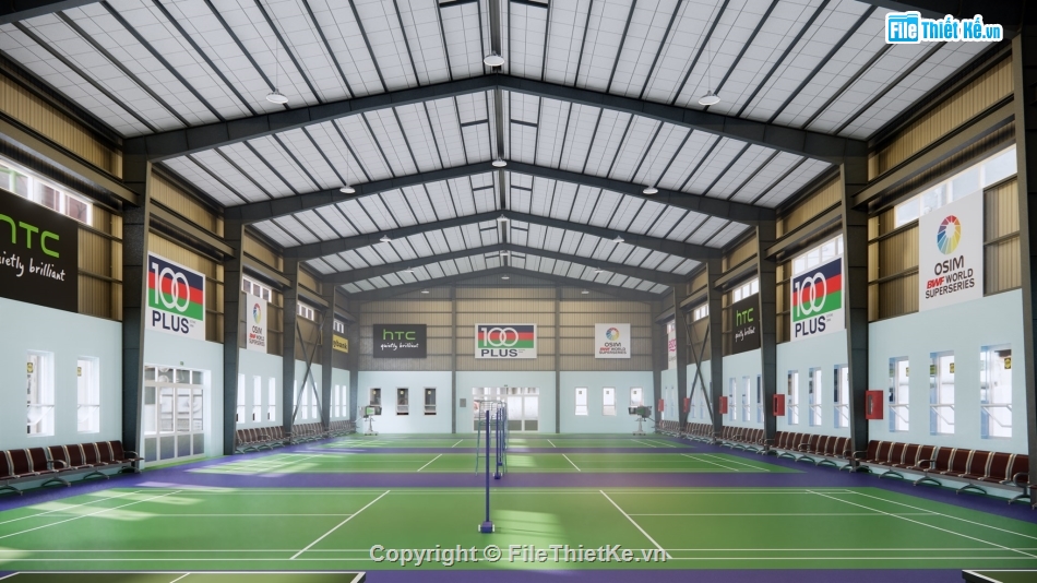 thiết kế nhà thi đấu thể thao,nhà thi đấu thể thao file sketchup,model su nhà thi đấu thể thao,sketchup nhà thể thao