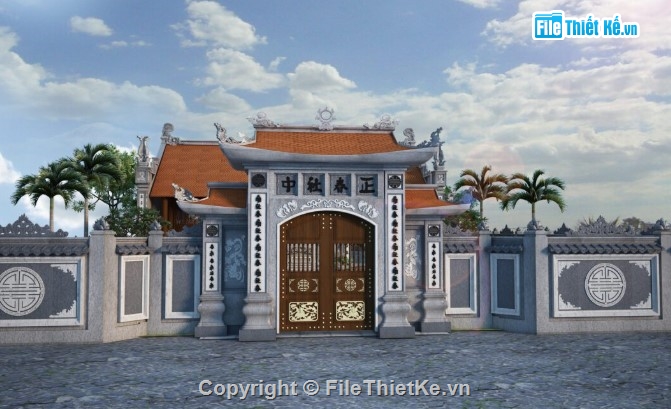 3dmax nhà thờ,mẫu nhà thờ,nhà thờ 3dmax