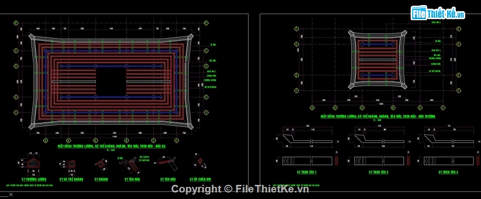 mẫu chùa,chi tiết mái,chùa,file cad chùa đẹp,bản vẽ chi tiết chùa,mẫu nhà tiền tế chi tiết