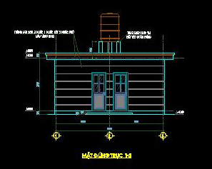 nhà vệ sinh,mẫu vệ sinh trường tiểu hoc,Mẫu nhà vệ sinh,WC 4x6.6m