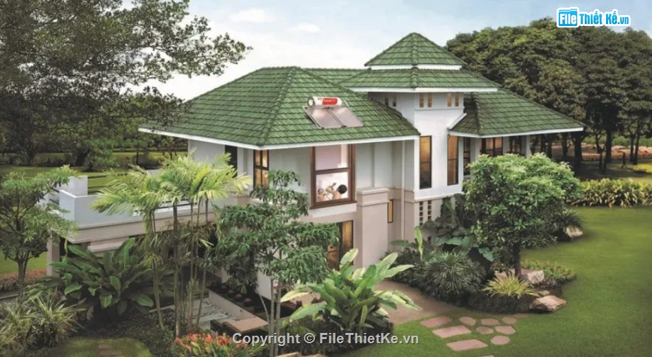 mẫu nhà vườn,nhà vườn lắp ghép,nhà 6 x 10m