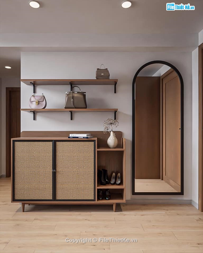 sketchup nội thất căn hộ,nội thất căn hộ,3d nội thất căn hộ cao cấp,file sketchup nội thất căn hộ