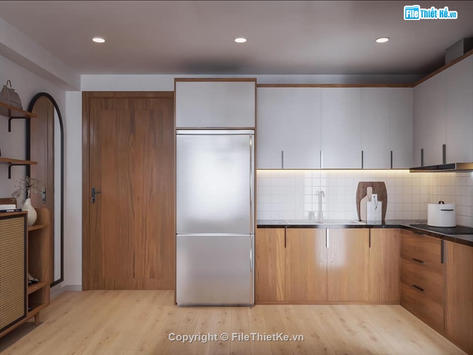 sketchup nội thất căn hộ,nội thất căn hộ,3d nội thất căn hộ cao cấp,file sketchup nội thất căn hộ