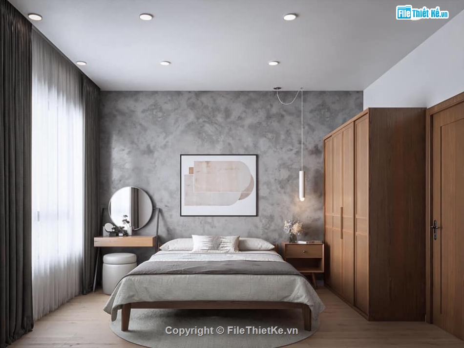 sketchup nội thất căn hộ,nội thất căn hộ,3d nội thất căn hộ cao cấp,file sketchup nội thất căn hộ