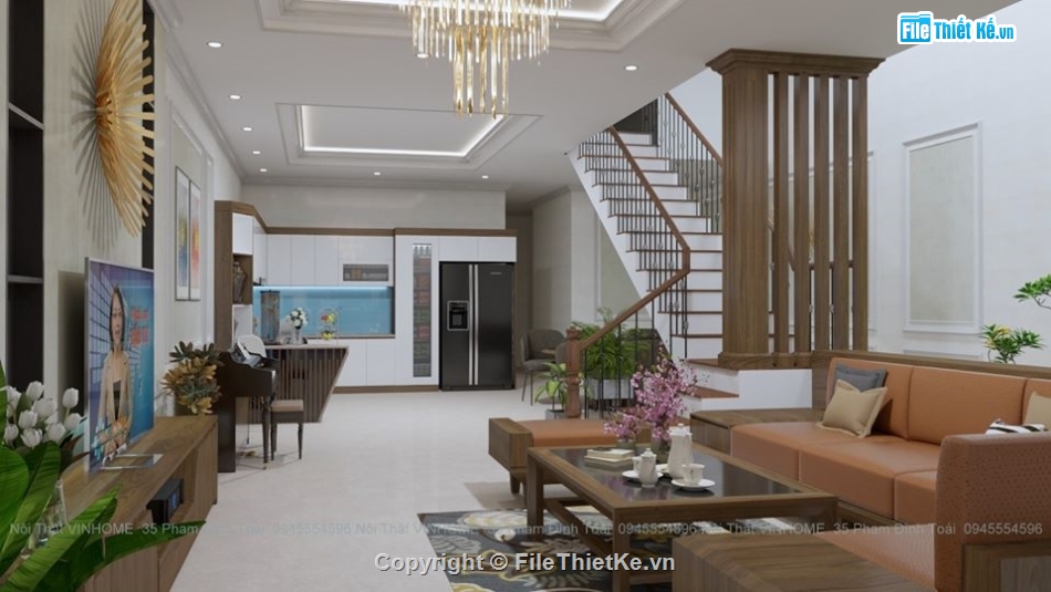 file su nhà phố,file sketchup nhà phố,sketchup nội thất nhà ở,mẫu nội thất nhà đẹp