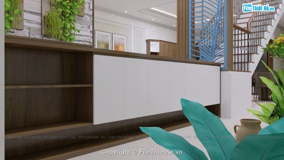 file su nhà phố,file sketchup nhà phố,sketchup nội thất nhà ở,mẫu nội thất nhà đẹp