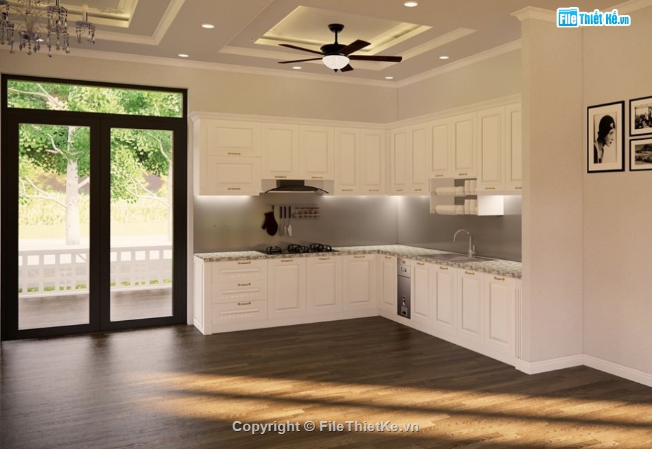 sketchup nội thất,file su villa,sketchup nội thất villa,model sketchup villa