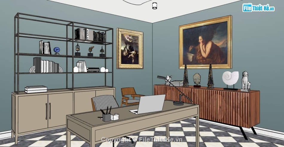 phòng bếp sketchup,sketchup phòng bếp đẹp,su phòng bếp