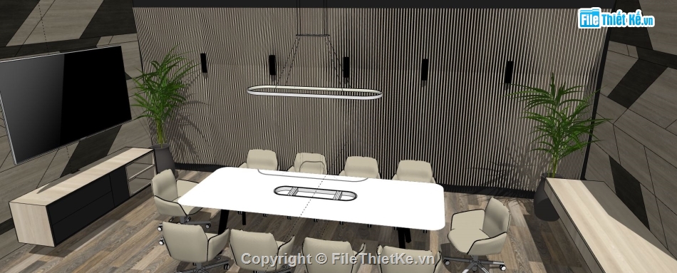 sketchup phòng họp,file sketchup phòng họp,phòng họp file sketchup,phòng họp sketchup