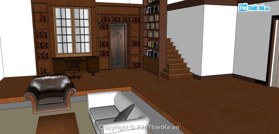 file sketchup phòng khách,sketchup phòng khách,file phòng khách sketchup