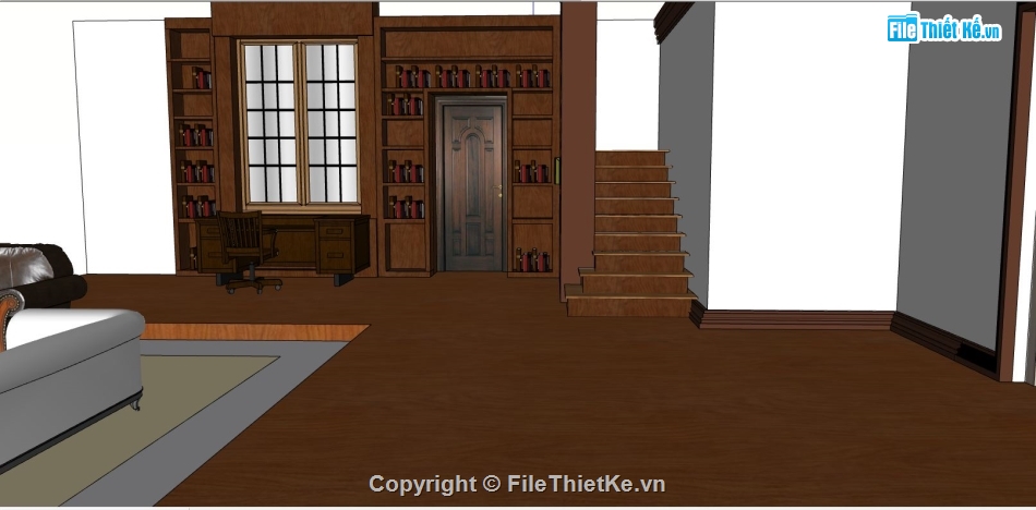 file sketchup phòng khách,sketchup phòng khách,file phòng khách sketchup