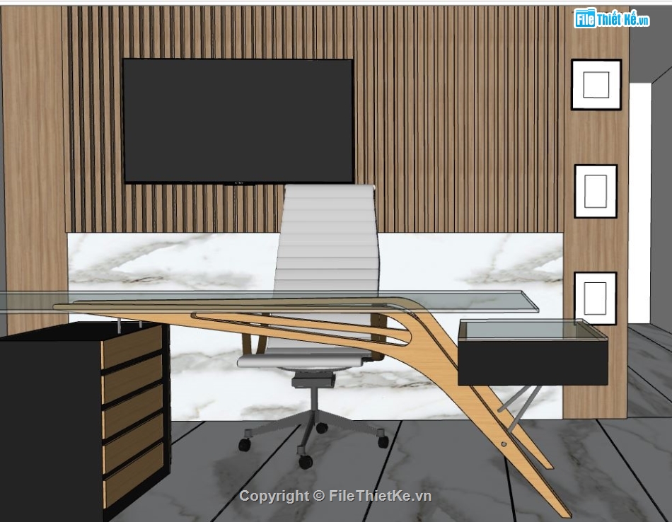 phòng hiện đại,su phòng làm việc,sketchup phòng làm việc