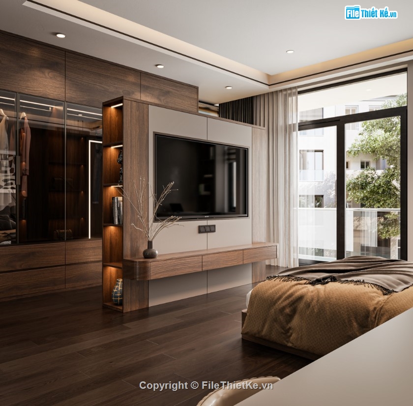 mẫu phòng đẹp,file sketchup phòng ngủ,mẫu phòng ngủ