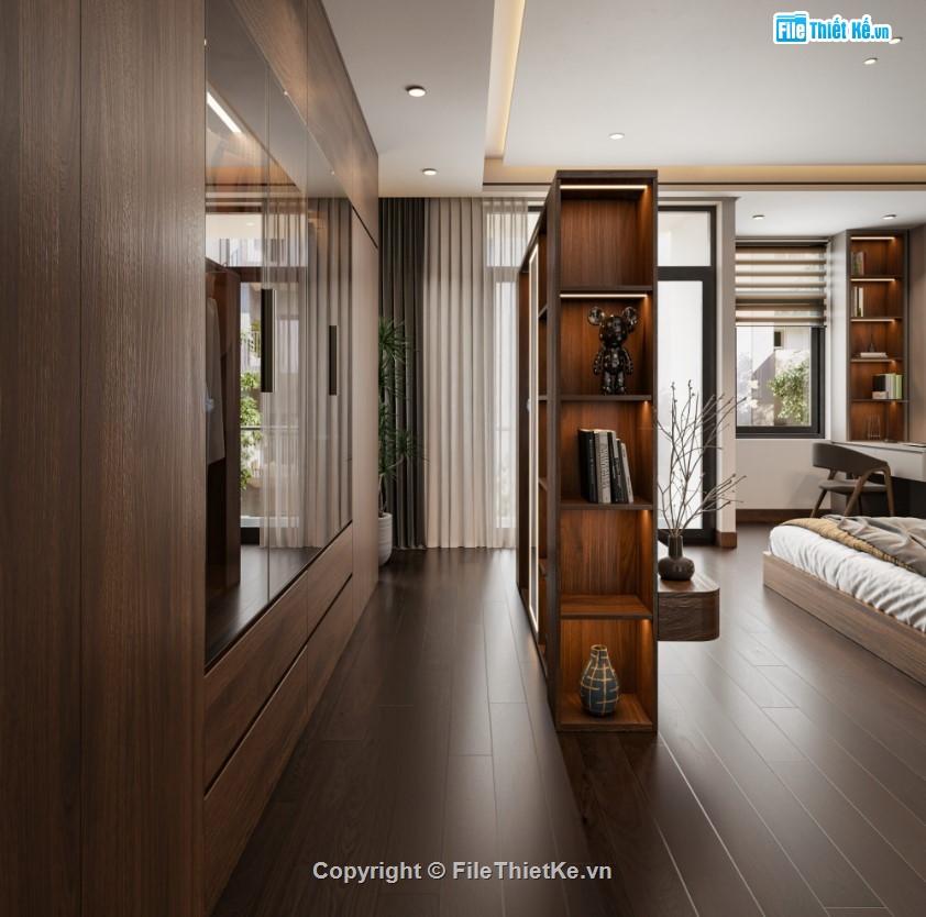 mẫu phòng đẹp,file sketchup phòng ngủ,mẫu phòng ngủ