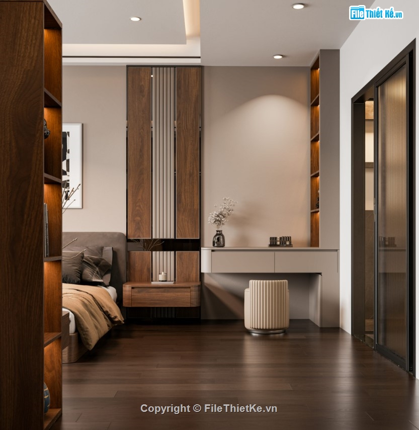 mẫu phòng đẹp,file sketchup phòng ngủ,mẫu phòng ngủ