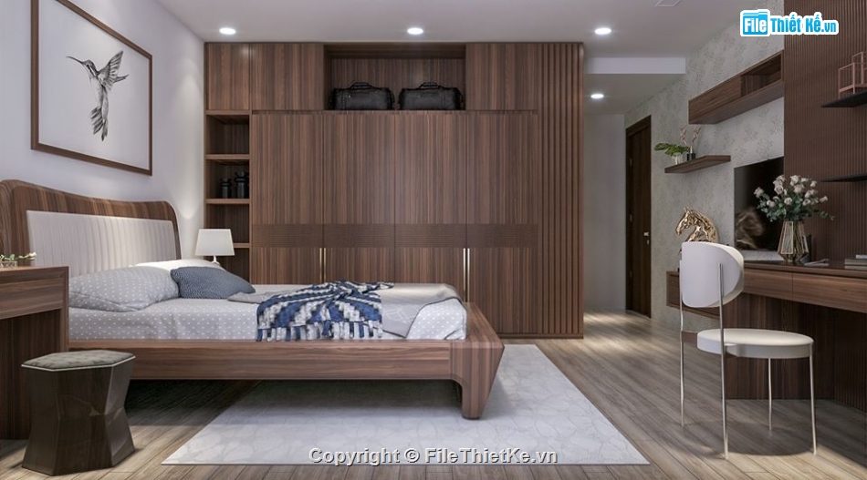 thiết kế phòng ngủ hiện đại,3d sketchup phòng ngủ,3d phòng ngủ,mẫu su phòng ngủ