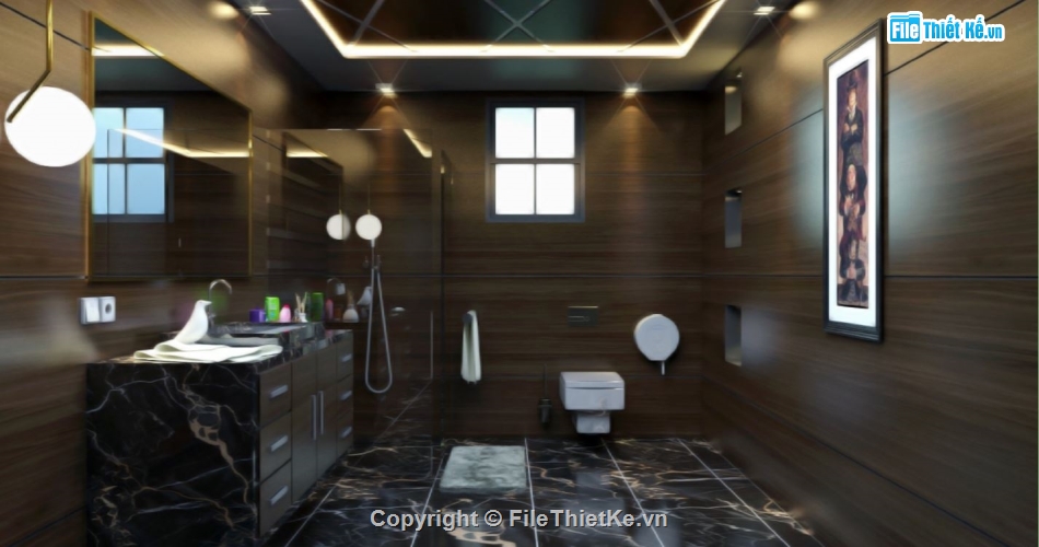 phòng tắm đẹp su,file sketchup phòng tắm,model su phòng tắm