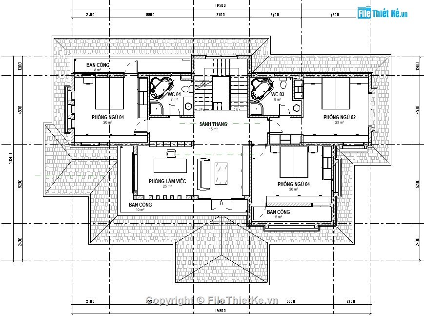 biệt thự 3 tầng,revit biệt thự 3 tầng,thiết kế revit biệt thự,file revit biệt thự chi tiết