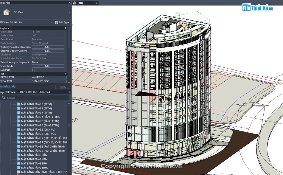 revit chung cư,revit khách sạn,revit tòa nhà văn phòng,revit nhà cao tầng