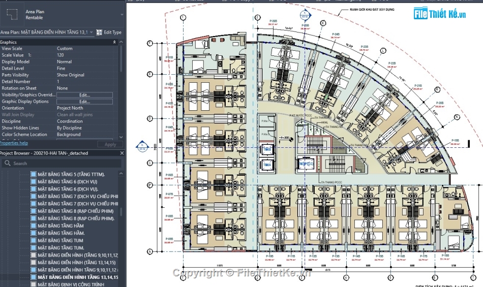 revit chung cư,revit khách sạn,revit tòa nhà văn phòng,revit nhà cao tầng