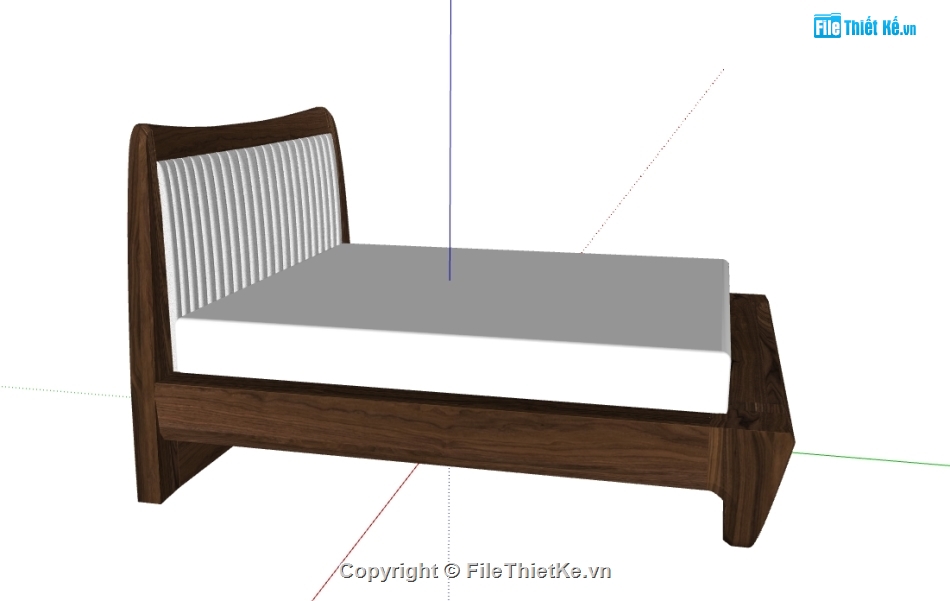 giường ngủ file sketchup,sketchup mẫu giường,3d giường ngủ