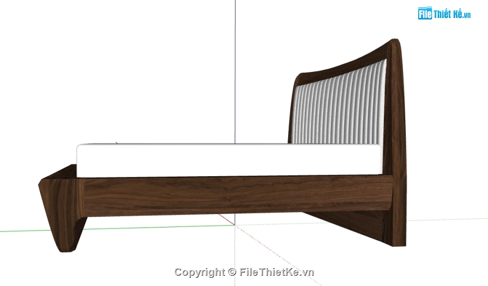 giường ngủ file sketchup,sketchup mẫu giường,3d giường ngủ