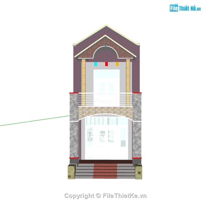 nhà phố 2 tầng,sketchup nhà phố,su nhà phố,sketchup nhà phố 2 tầng,su nhà phố 2 tầng
