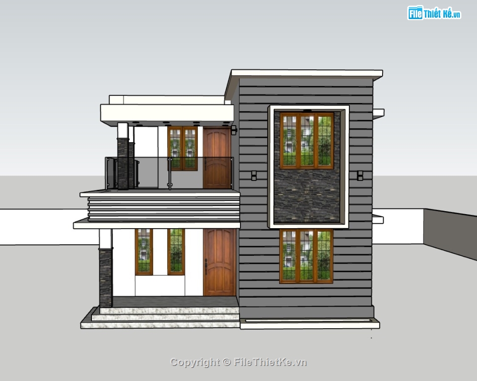 biệt thự 2 tầng,su biệt thự,sketchup biệt thự,su biệt thự 2 tầng,sketchup biệt thự 2 tầng