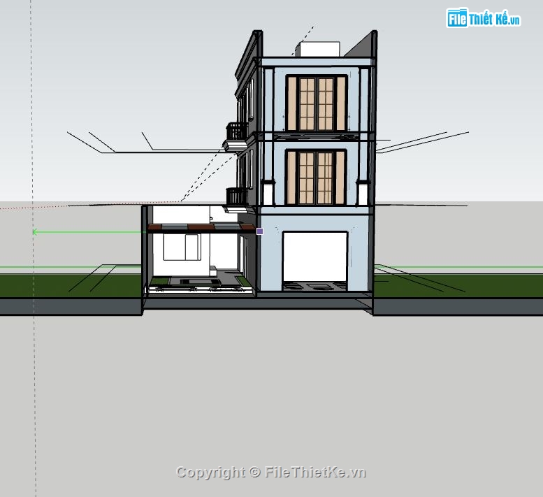 nhà phố 3 tầng,mẫu su nhà phố hiện đại,phối cảnh nhà phố 3 tầng