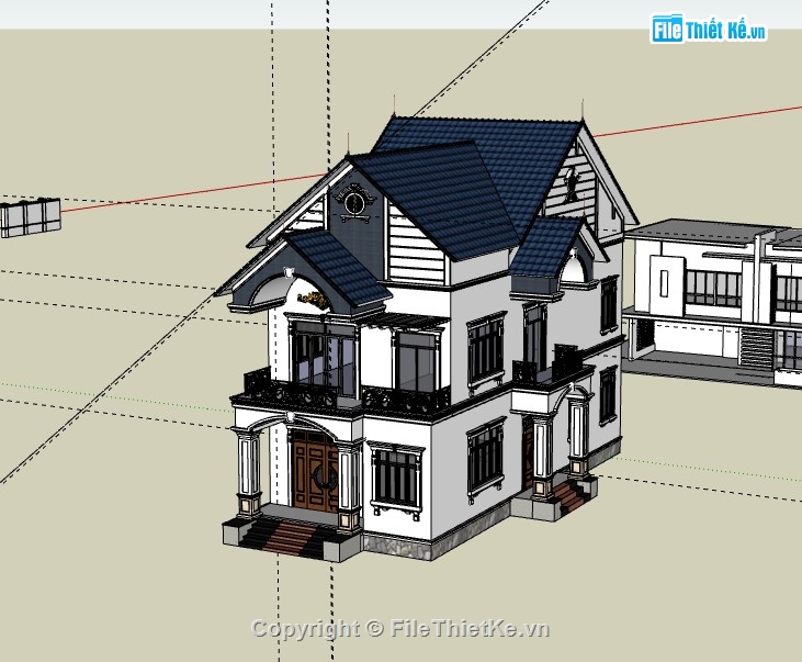 nhà phố 3 tầng,su nhà phố,sketchup nhà phố,su nhà phố 3 tầng,sketchup nhà phố 3 tầng