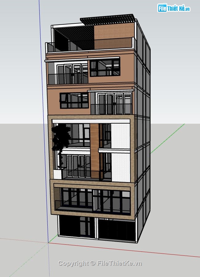 nhà 7 tầng,thiết kế nhà 7 tầng,file su nhà phố 7 tầng,kiến trúc nhà cao tầng