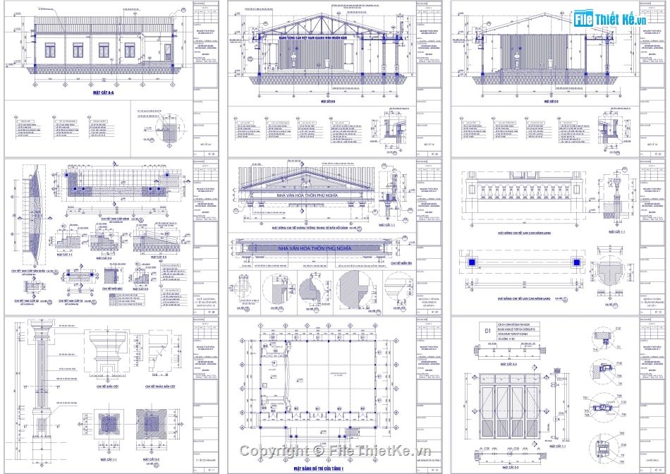 thiết kế nhà văn hóa,Bản vẽ nhà văn hóa,Nhà văn hóa đầy đủ thiết kế dự toán,dự toán nhà văn hóa,File Autocad nhà văn hóa