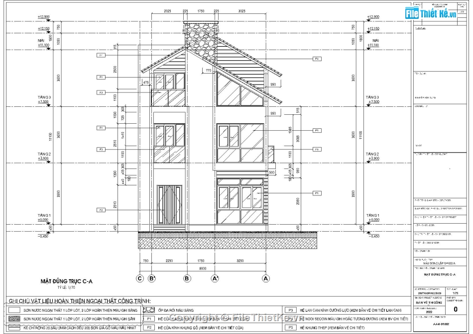 kiến trúc biệt thự 3 tầng,Biệt thự tân cổ điển 3 tầng,Biệt thự cổ điển châu âu,Thiết kế biệt thự đẹp,Mẫu kiến trúc biệt thự đẹp,Bản vẽ biệt thự 3 tầng cổ điển