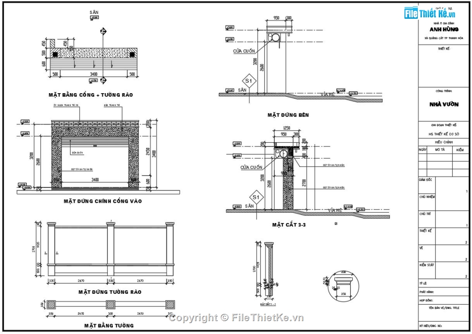 Bản vẽ thiết kế biệt thự,biệt thự vườn,Nhà vườn 1 tầng,biệt thự 1 tầng,biệt thự 1 tầng 7x19m