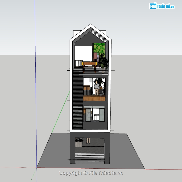 căn hộ 4 tầng,model su căn hộ,model su nhà 4 tầng,su nhà 4 tầng