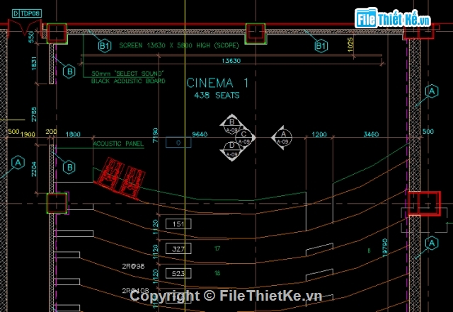 thiết kế rạp chiếu phim,Bản cad thiết kế,thiết kế điện chiếu,thiết kế thi công,mẫu thiết kế,thiết kế điện