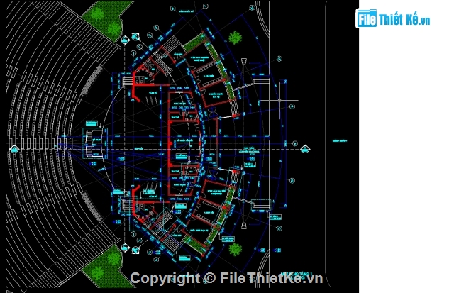 Thiết kế nhà hát ngoài trời,kiến trúc nhà hát,kiến trúc nhà hát ngoài trời,bản vẽ kiến trúc nhà hát