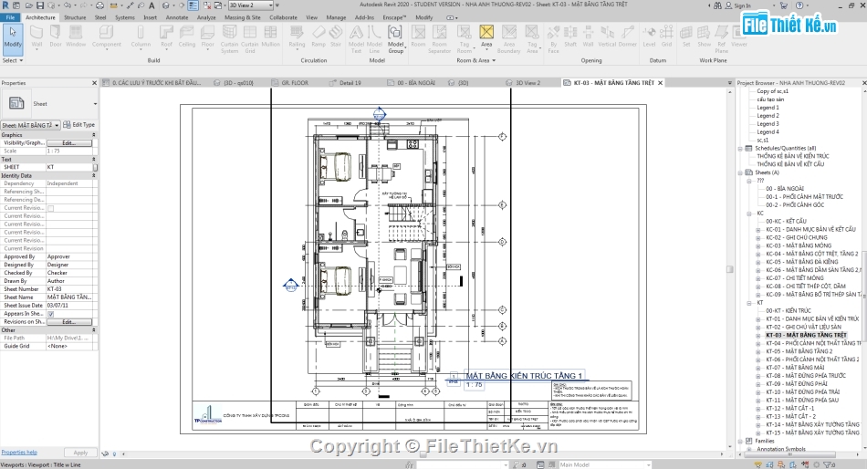 File thiết kế nhà mái Nhật,Revit nhà phố 2 tầng,nhà phố 2 tầng,nhà phố 2 tầng 8.15x12.8m