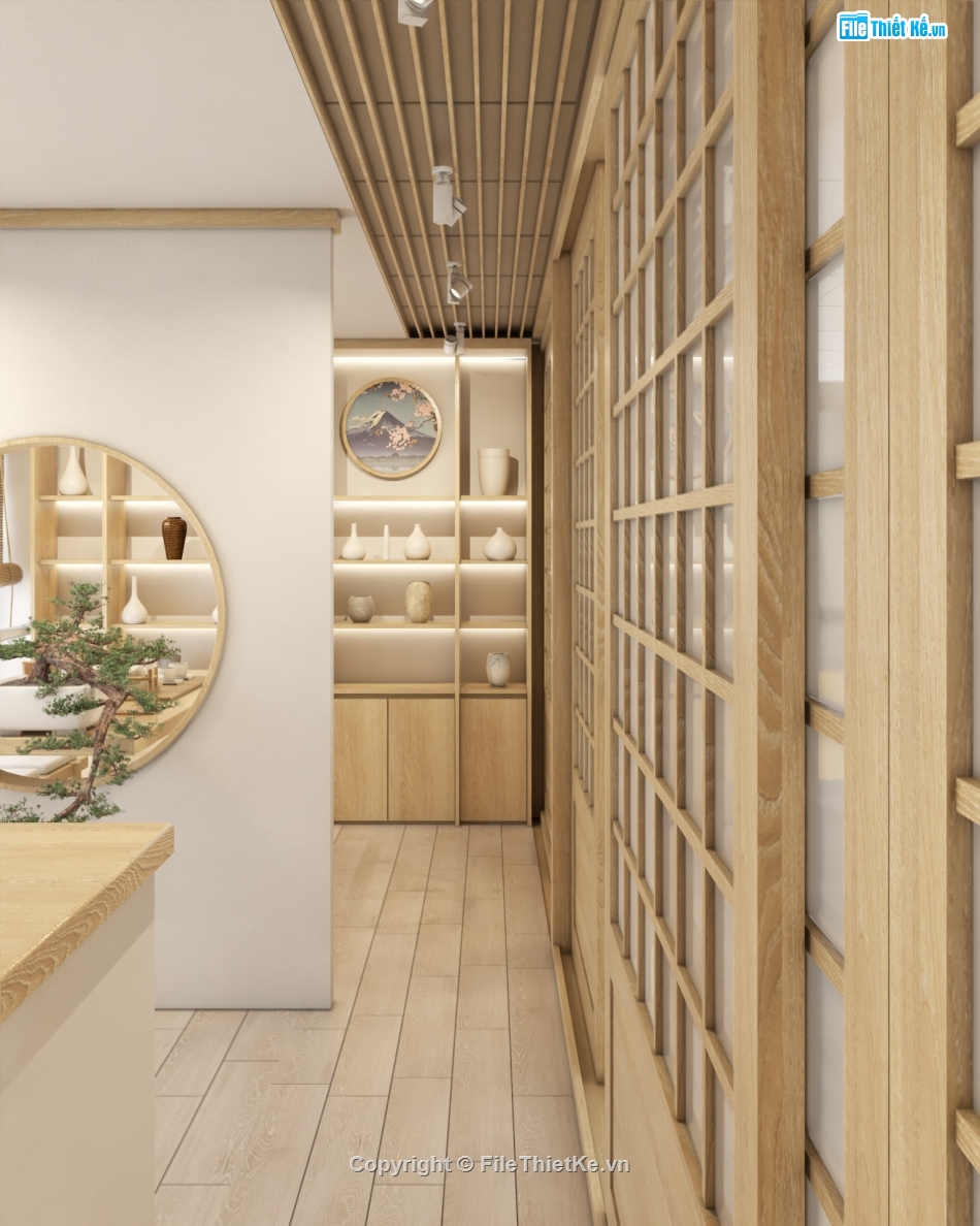 thiết kế phòng trà file sketchup,mẫu sketchup phòng trà,dựng 3dsu phòng trà
