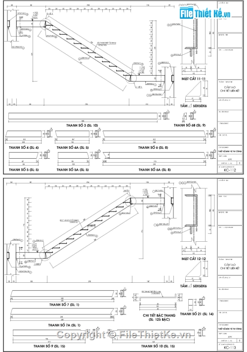 Thang thoát hiểm nhà 6 tầng,bản vẽ thang sắt ngoài nhà,File Autocad thang sắt thoát hiểm,Bản vẽ cad thang thép,Bản vẽ kết cấu thang thép nhà 5 tầng,Bản vẽ thiết kế cầu thang sắt