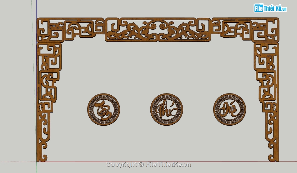 file cắt cnc,file cnc tâm phúc đức,file võng thờ