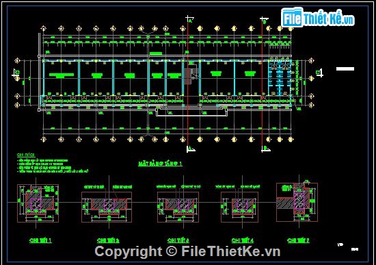 trường trung học cơ sở,Mẫu trường theo tt13 bgd,bản vẽ cad trường học,bản vẽ autocad trường học,file autocad trường thcs.