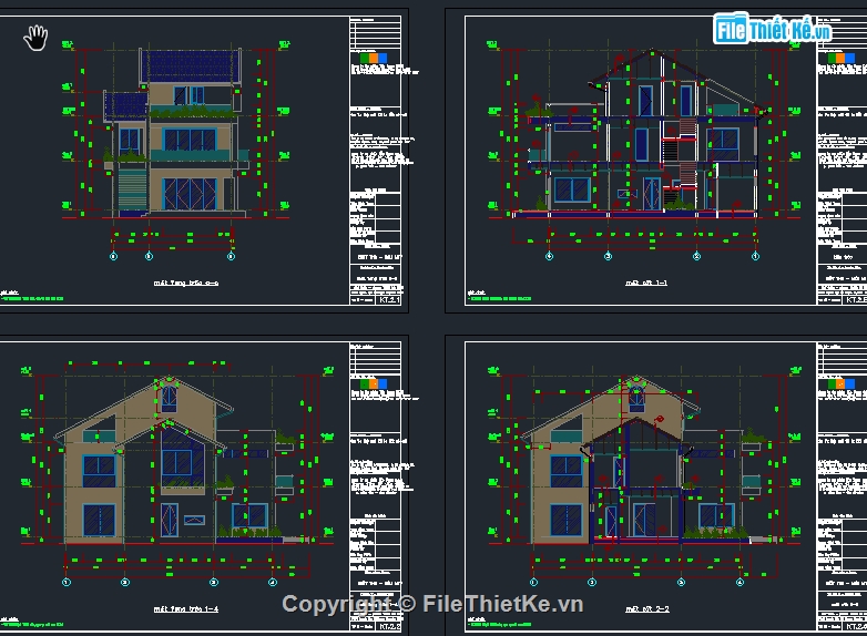 biệt thự 2.5 tầng 8.82x15.32m,biệt thự 3 tầng,biệt thự villa,bản vẽ biệt thự 2.5 tầng,mẫu biệt thự lô phố 2.5 tầng,mẫu biệt thự villa