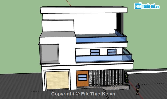 Biệt thự 3 tầng,model su biệt thự 3 tầng,biệt thự 3 tầng file su,sketchup biệt thự 3 tâng,biệt thự 3 tầng sketchup