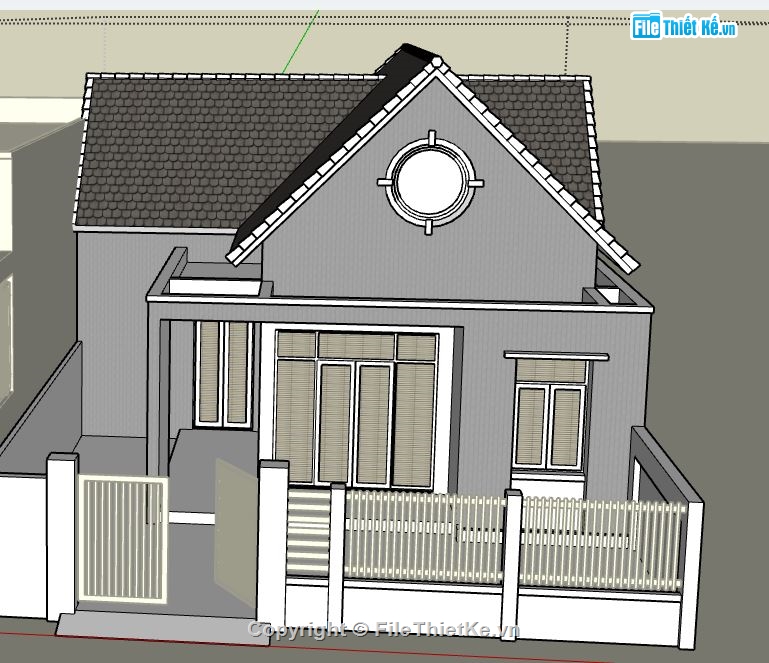 file sketchup nhà cấp 4,nhà cấp 4 model su,file su nhà cấp 4,nhà cấp 4 file sketchup,sketchup nhà cấp 4