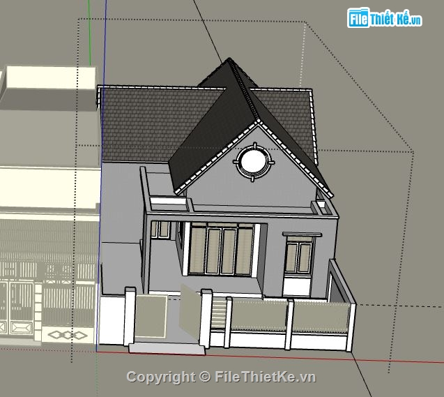 file sketchup nhà cấp 4,nhà cấp 4 model su,file su nhà cấp 4,nhà cấp 4 file sketchup,sketchup nhà cấp 4