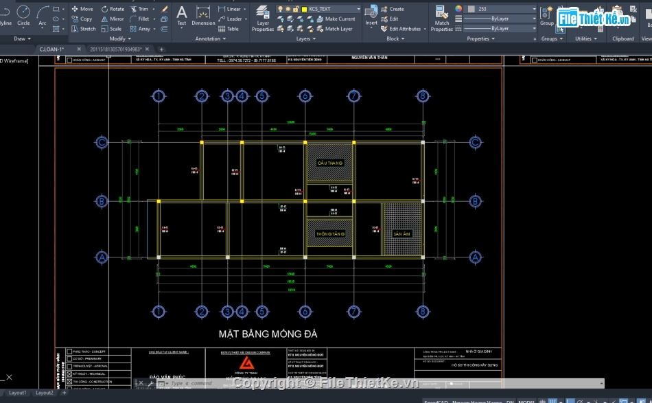 Biệt thự 2 tầng 8x20m,File cad biệt thự 2 tầng,biệt thự 2 tầng file cad,biệt thự 2 tầng mái nhật,file biệt thự 2 tầng mái nhật