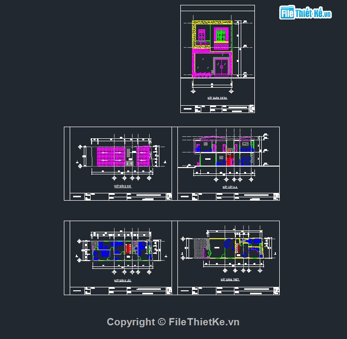 kiến trúc nhà phố 2 tầng 5.2x15.6m,file autocad nhà phố hiện đại,bản vẽ nhà phố file cad