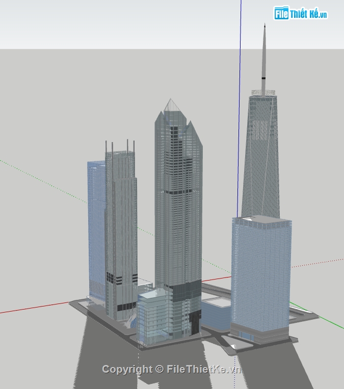 dựng trung tâm thương mại cao tầng file su,model sketchup trung tâm thương mại,file 3d su mẫu trung tâm thương mại